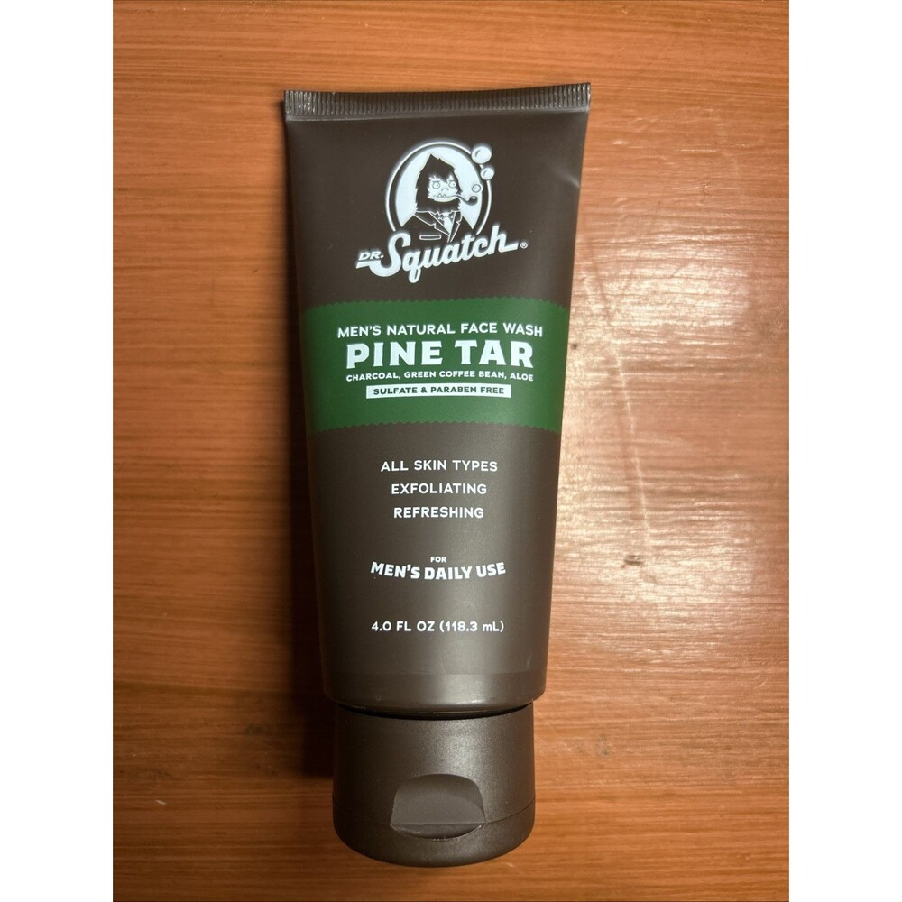 Dr. Squatch Men's Natural Face Wash 4 OZ